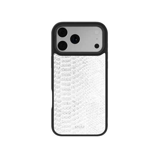 White Venom | Snake Skin Print iPhone Case