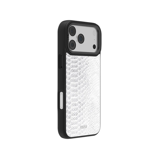 White Venom | Snake Skin Print iPhone Case