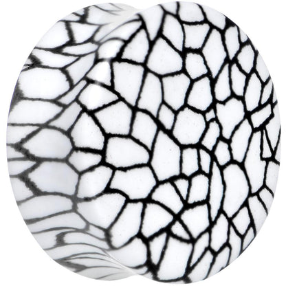 Snake Skin Glow in the Dark Saddle Plug 2G to 1 Inch