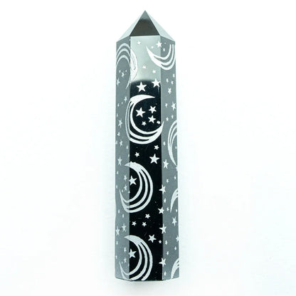 Snake, Sun, Moon, Star Crystal Tower Obelisks