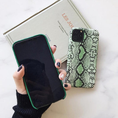 Multicolored Crocodile Texture Soft Silicone Phone Case For iphone 14 Mini 13 Pro Snake Skin Pu Leather Cover Mobile Phone Case Snake Skin Print Pattern Thin Leather Back Cover Protective Case For iPhone